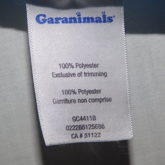 Garanimals Blue One Eyed Monster Plush Fleece Baby Toddler Blanket 27" x 35" - Picture 3 of 5